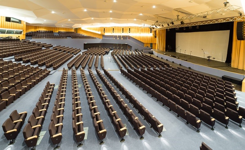 New 1,800-seat Europauditorium plenary hall inaugurated in Bologna