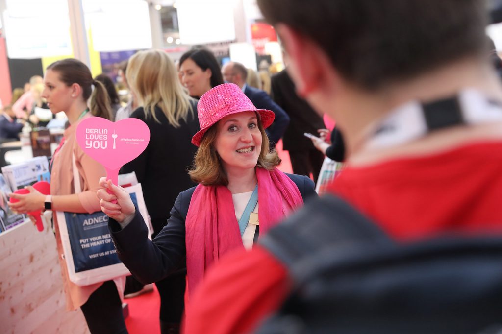 Carina Bauer at Pinkhour at IMEX Frankfurt 2017 © dv Mediengruppe, Alexander Paul Englert