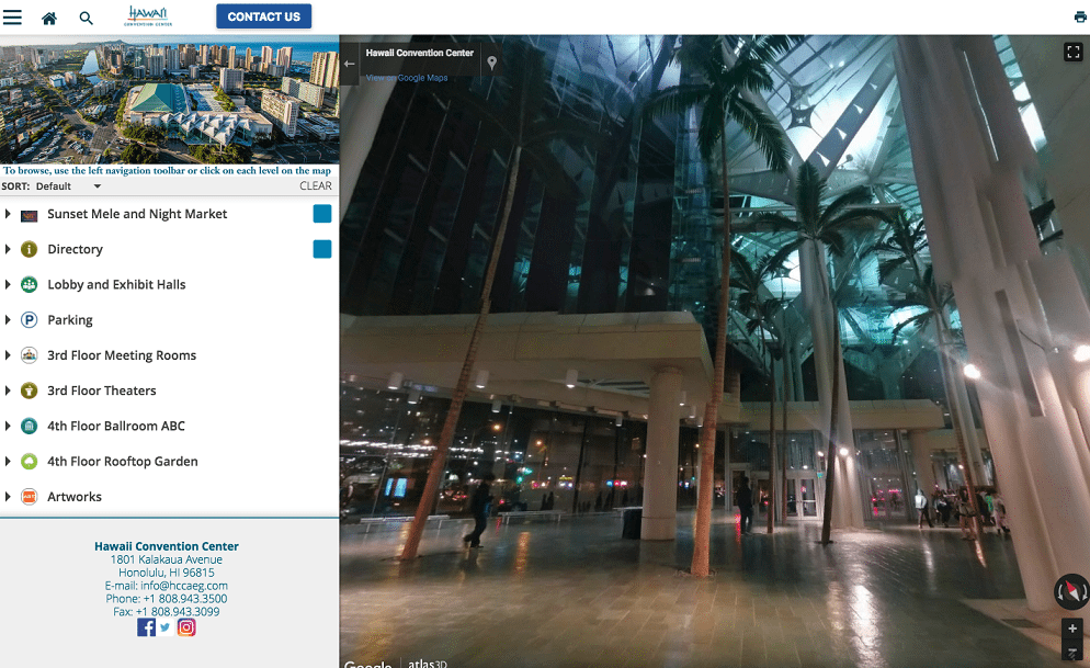 Hawaii Convention Center launches 3D mapping