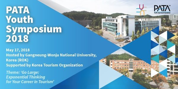 Gangneung-Wonju National University to host PATA Youth Symposium during PATA Annual Summit 2018