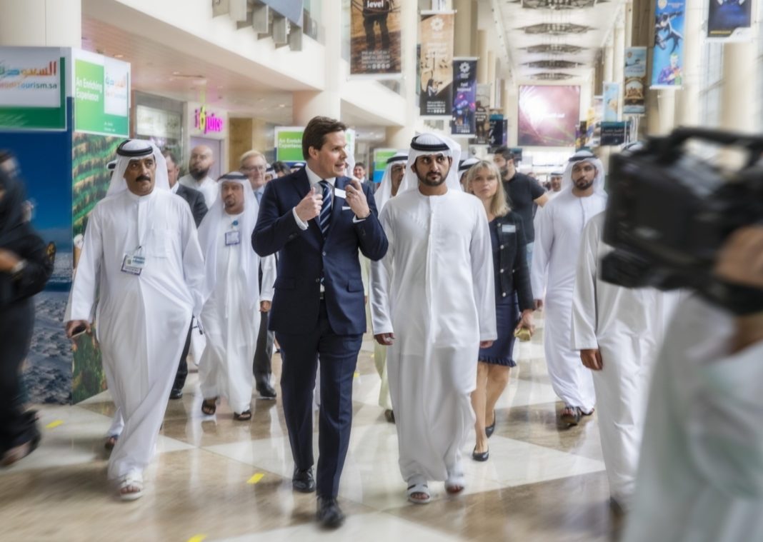 Arabian Travel Market opened by His Highness Sheikh Maktoum bin Mohammed bin Rashid Al Maktoum, Deputy Ruler of Dubai