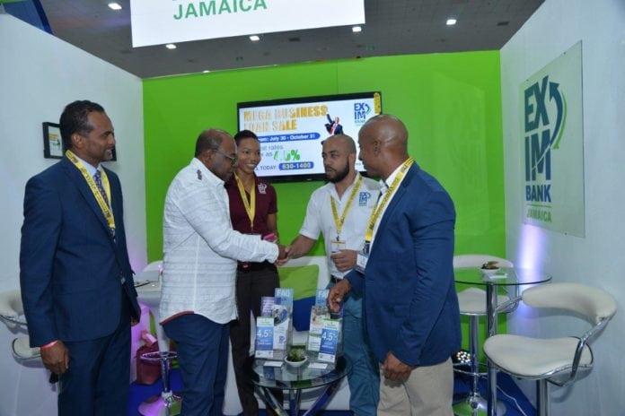 Jamaica Minister greets Jamaica Hotel and Tourist Association participants