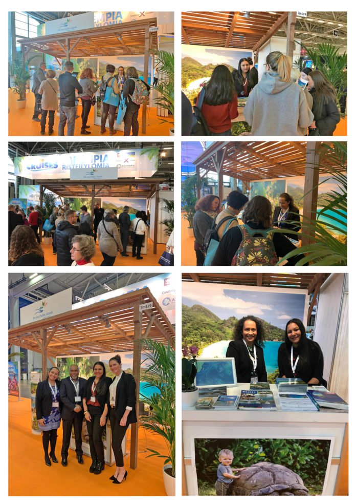 The Seychelles Islands displayed at the MATKA Nordic Travel Fair 2019