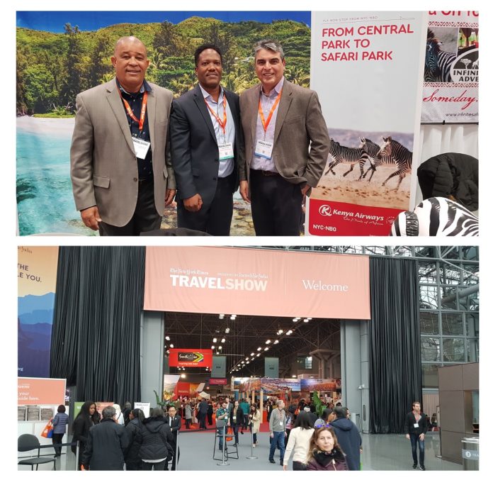 Kenya Airways joins Seychelles Tourism Board at New York Times Travel Show 2019 edition