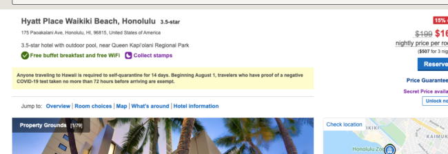 Why not trust Hyatt, Marriott, Bookings when booking your Hawaii Vacation
