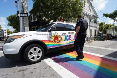 Pride-wrapped police vehicle debuts at Key West Pride festivities